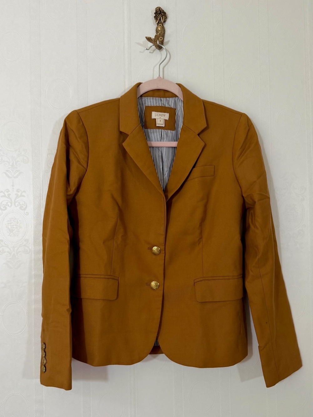 J. Crew Women’s Blazer with Gold Buttons | Size 4